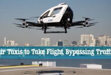 Air-Taxi-Bypassing-Traffic