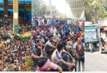 Battery-Operated- Rickshaw-Drivers-Protest